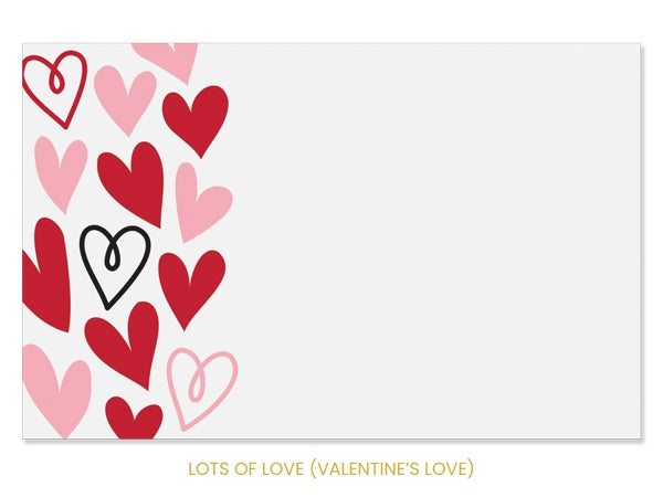 A whimsical and vibrant collection of multi-colored hearts, perfect for expressing deep affection and joy.