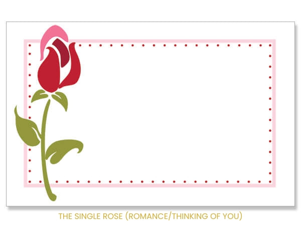 A timeless symbol of love and grace, framed by a delicate pink dotted border.