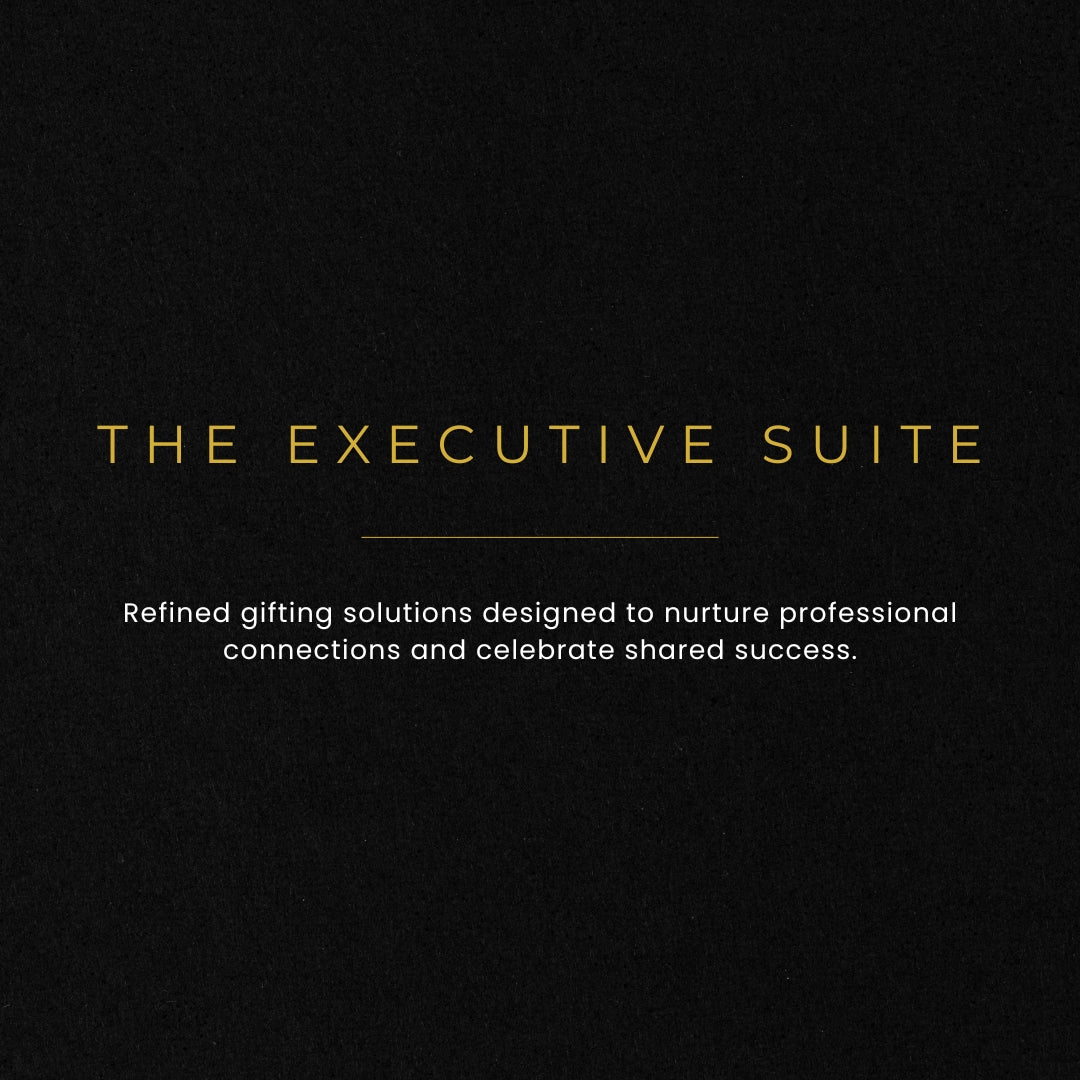 Text 'The Executive Suite' on a black background with a gold accent.